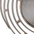 Concentric Circles Wall Mirror - Bronze - Metal - 79cm x 79cm