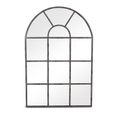 Roanne Window Mirror - Arch - Grey - Metal - 102cm x 152cm