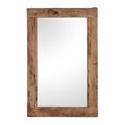 Wall Mirror - Natural Weathered - Reclaimed Wood - 105cm x 163cm