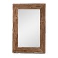 Wall Mirror - Natural Weathered - Wooden - 60cm x 90cm