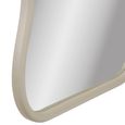 Bega Wall Mirror - Abstract - Beige - Glass and Pine Wood - 89cm x 180cm