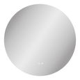 Kiama Bathroom Wall Mirror - with LED Lights - Round - Glass - 80cm x 80cm