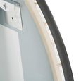 Kiama Bathroom Wall Mirror - with LED Lights - Round - Glass - 80cm x 80cm