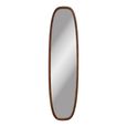 Luxon Wall Mirror - Oval - Walnut - 150cm x 40cm