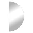 Paola Wall Mirror - Half Moon - Glass - 80cm x 160cm
