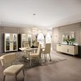Ambra Italian Wall Mirror - Sand Birch