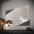 Krystal Italian Wall Mirror - Medblue Birch Gloss