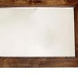 Dakota Wall Mirror - Dark Mango Wood - 90cm x 60cm