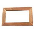 Dakota Wall Mirror - Light Mango Wood - 90cm x 60cm