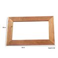 Dakota Wall Mirror - Light Mango Wood - 90cm x 60cm