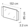 Volare Italian Wall Mirror - Venetian Grey