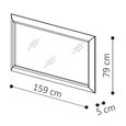 Elite Italian Wall Mirror - Silver Birch