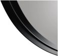 Clearance - Yard Thin Round Black Deep Edge Wall Mirror - FSS15982