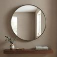 Mammom Wall Mirror - Round - Aluminium - 39.5cm x 12cm