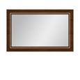 Modern Eva Wall Mirror - 135cm - Walnut with Gold Trim