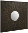 Suri Wall Mirror - Brown Mango Wood - Italian