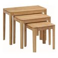 Dunmore Nest of Tables - Set of 3 - Oak