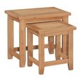 Appleby Petite Oak Nest of Tables - Set of 2 thumbnail 2