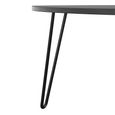 Novogratz Athena Nesting Tables - Black Marble Effect - Set of 2 - 7021899COMNUK