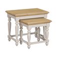Chateau Nest of 2 Tables - Grey Painted - Pine