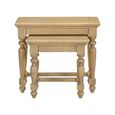 Chateau Nest of 2 Tables - Natural - Rustic Pine