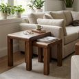 Oakridge Nest of 2 Tables - Dark Oak