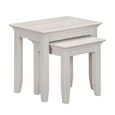 Provence Painted Nest of 2 Tables - Truffle