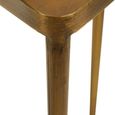 Compo Nest of 3 Tables - Trianglar - Gold Metal