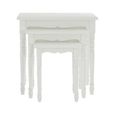 Hendra Nest of 3 Tables - White Wood