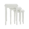 Hendra Nest of 3 Tables - White Wood