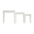 Hendra Nest of 3 Tables - White Wood