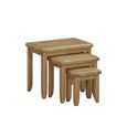 Hopewood Oak 3 Tier Nest of Table thumbnail 3