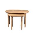 Sindhu Natural Mango Wood 2 Tier Curved Nest of Table thumbnail 3
