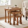 Nalandra Mango Wood 3 Tier Nest of Table thumbnail