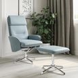 Orlando Office Chair - Grey Faux Leather and Chrome - AOC1735GRY