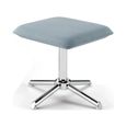 Orlando Office Chair - Grey Faux Leather and Chrome - AOC1735GRY