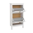 Barcelona Shoe Cabinet - 2 Door - White