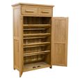 Opus Shoe Cupboard - 2 Door - Oak