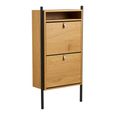 Barco Shoe Cabinet - 2 Door - Natural
