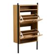 Barco Shoe Cabinet - 2 Door - Natural