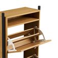 Barco Shoe Cabinet - 2 Door - Natural