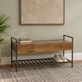 Bastia Mango Wood Shoe Bench thumbnail