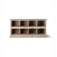 Chedworth 8 Shoe Locker Natural Wood