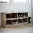 Chedworth 8 Shoe Locker Natural Wood