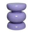 Jari Purple Round End Table
