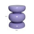 Jari Purple Round End Table