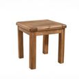 Dorset Lamp Table - Square - Rustic - Mango Wood