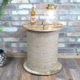 Mango Wood 49cm Round Side Table thumbnail 4