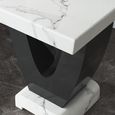 Madrid Side Table - White Marble