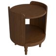 Wynter Side Table - Round - Mid Gloss Lacquered
